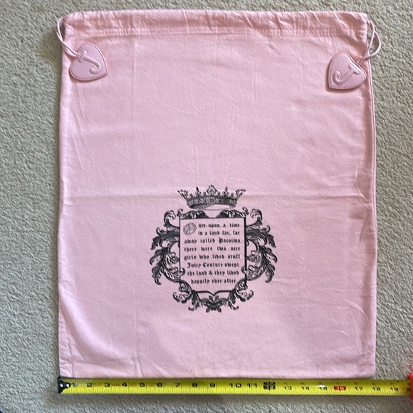 Juicy Couture Baby Pink Drawstring Dustbag - Picture 2 of 3
